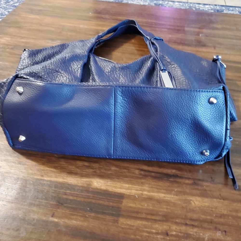 Vince Camuto Convertible Lamb Leather Pleated Tote - Steph - Picture 5 of 10